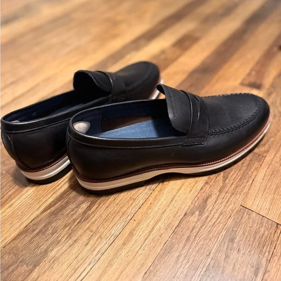 Ike Behar Black Leather Loafers Like New - Picture 5 of 10